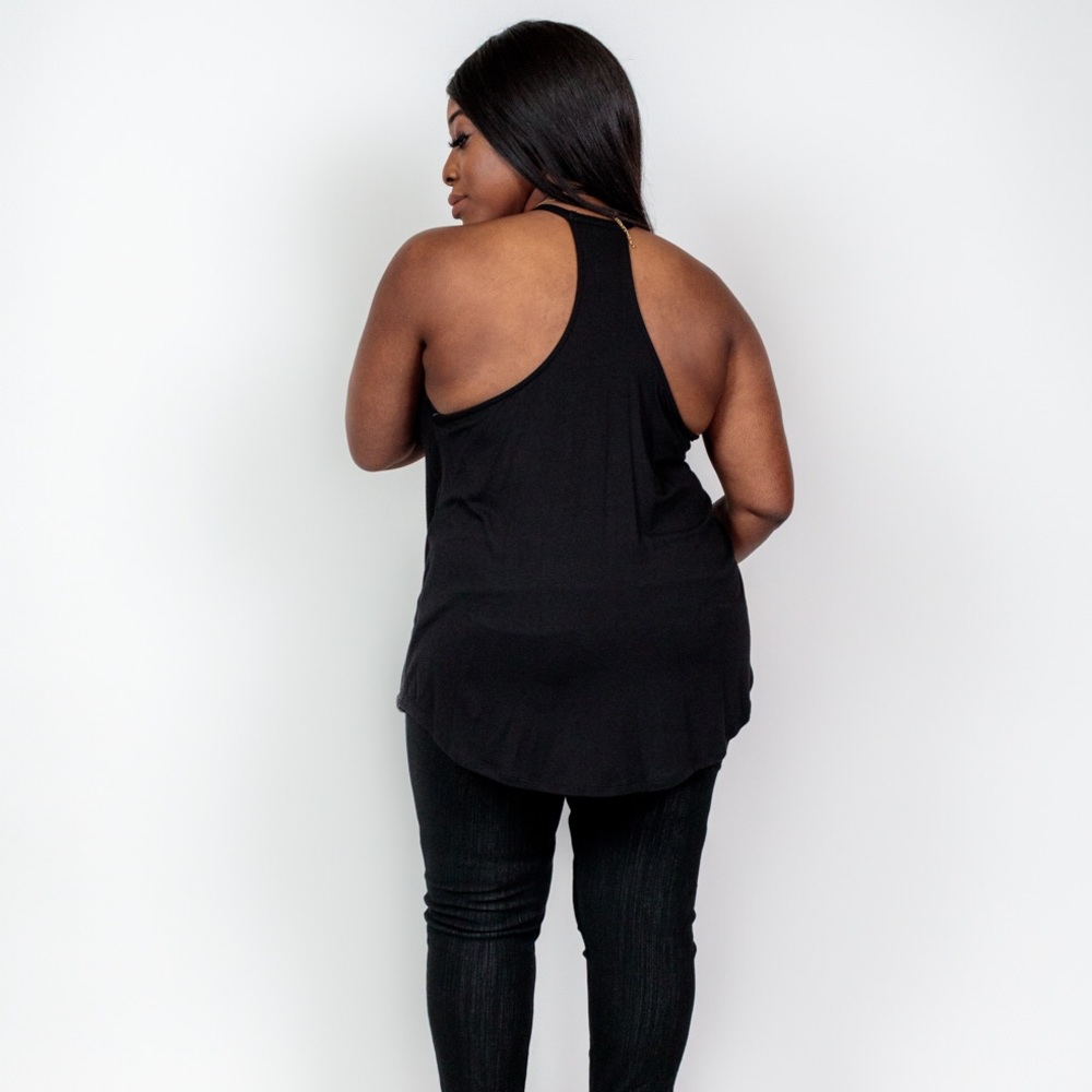 Plus Size ‘Necessity’ Racerback Tank - Picture 4 of 5